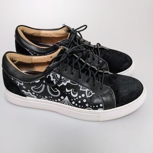 Robert Graham Leather Suede Sneakers